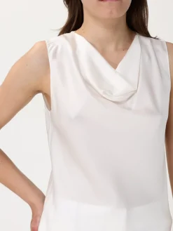 Blusa smanicata Boss in seta