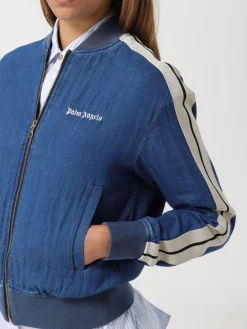 Bomber in poliestere con logo Palm Angels