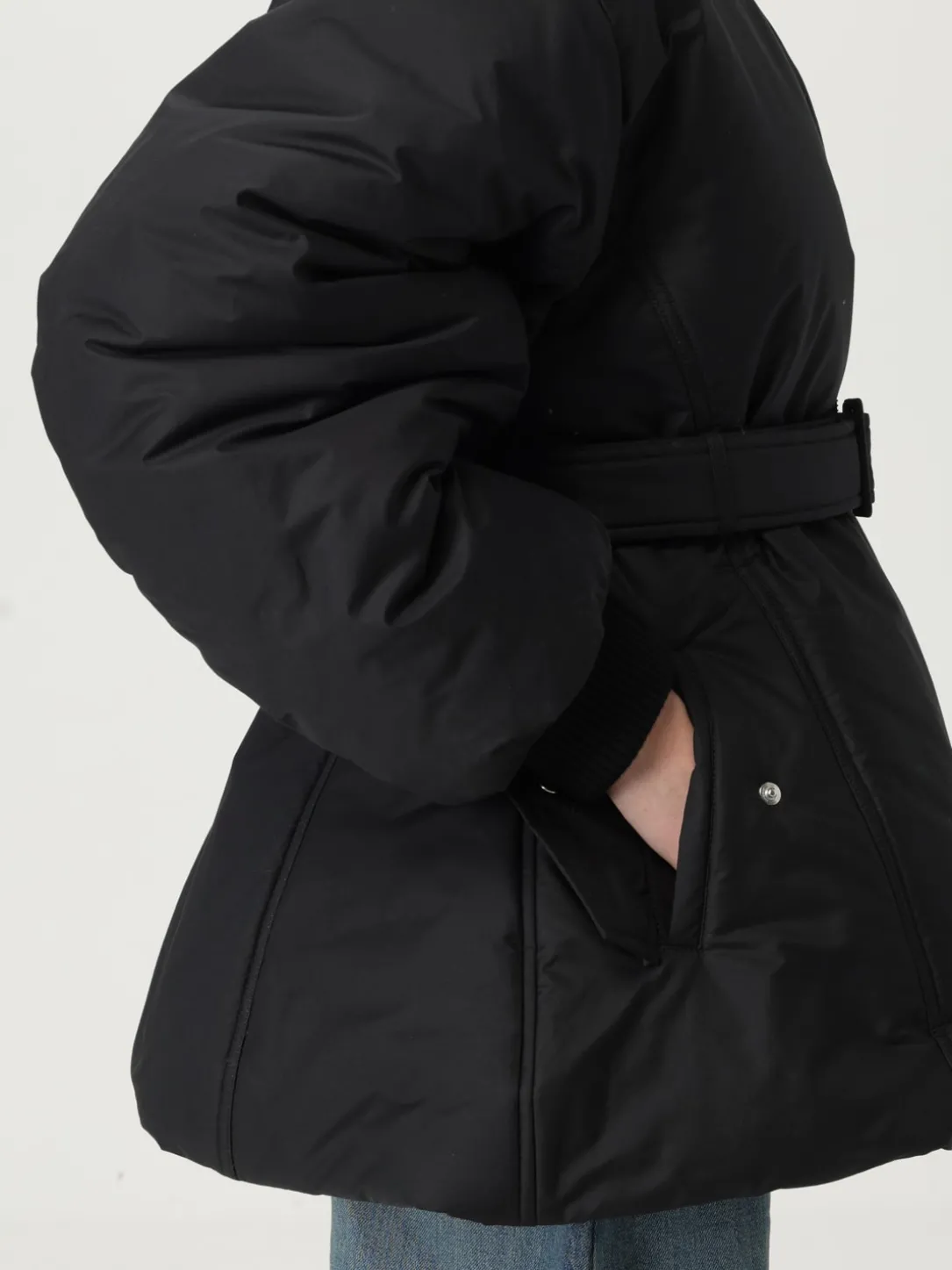 Bomber oversize in tessuto tecnico AlaÏa