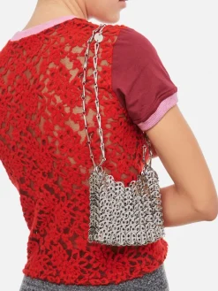 Borsa 1969 Rabanne in maglia d'alluminio