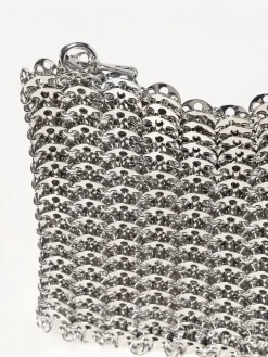 Borsa 1969 Rabanne in maglia di alluminio