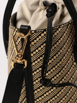 Borsa a mano con maxi logo Coccinelle