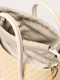 Borsa a mano con maxi logo Coccinelle