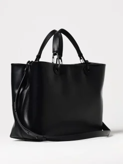 Borsa a mano Emporio Armani in pelle di vacchetta a grana