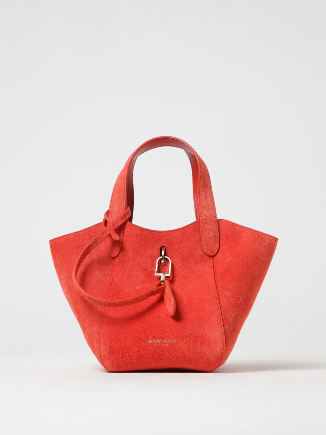 Borsa a mano Giorgio Armani in camoscio