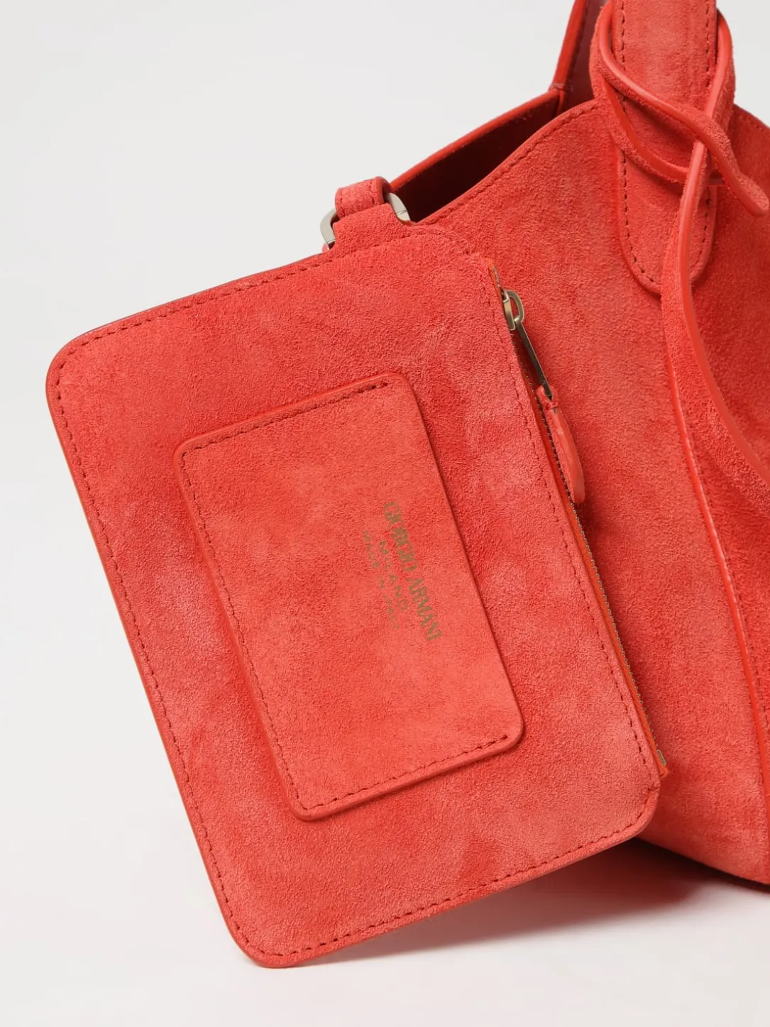 Borsa a mano Giorgio Armani in camoscio