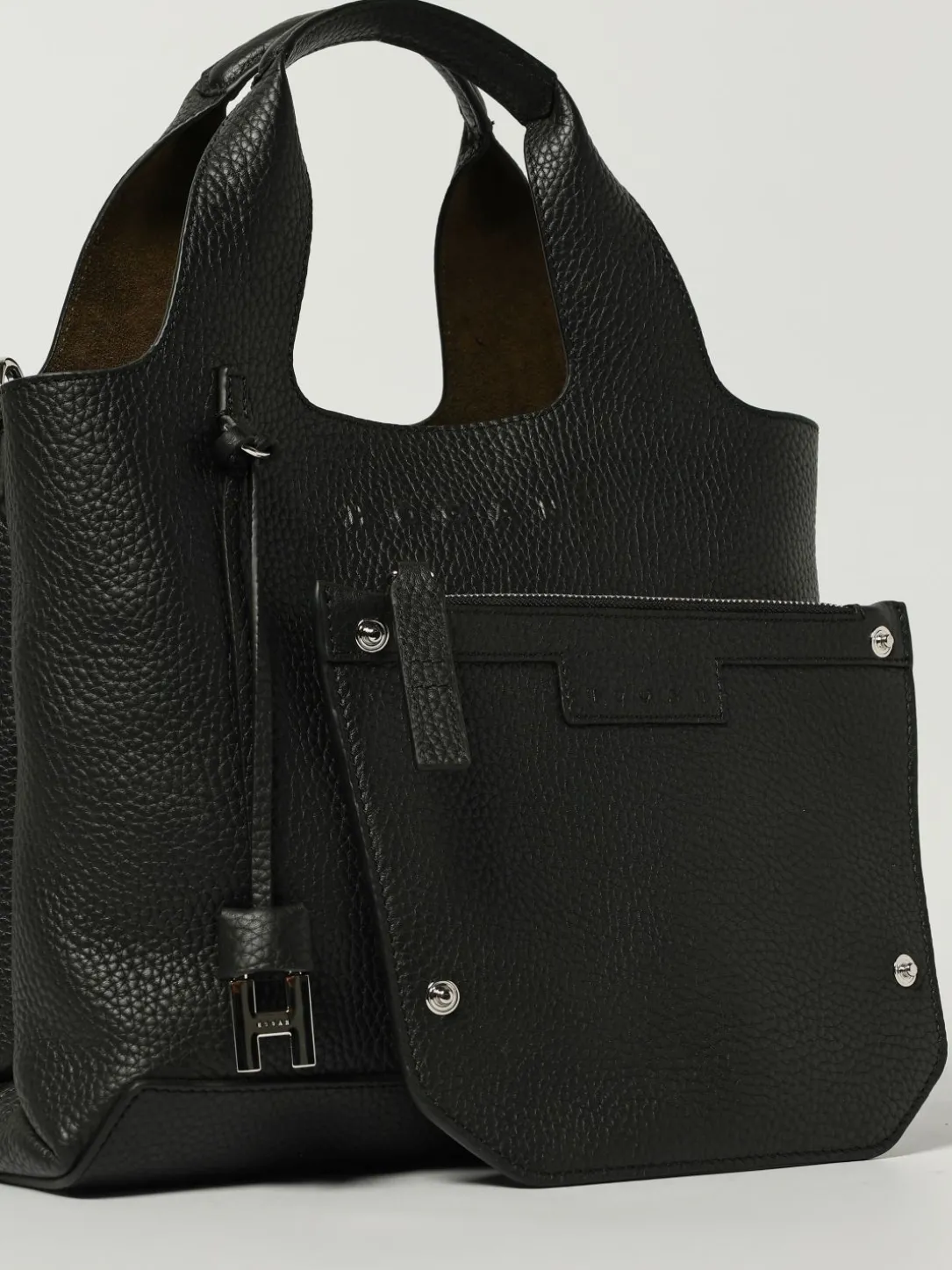 Borsa a mano H Hogan in pelle martellata