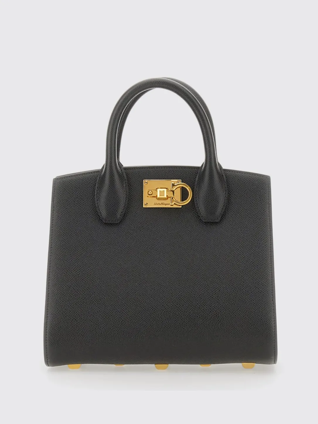 Borsa a mano in pelle a grana Ferragamo