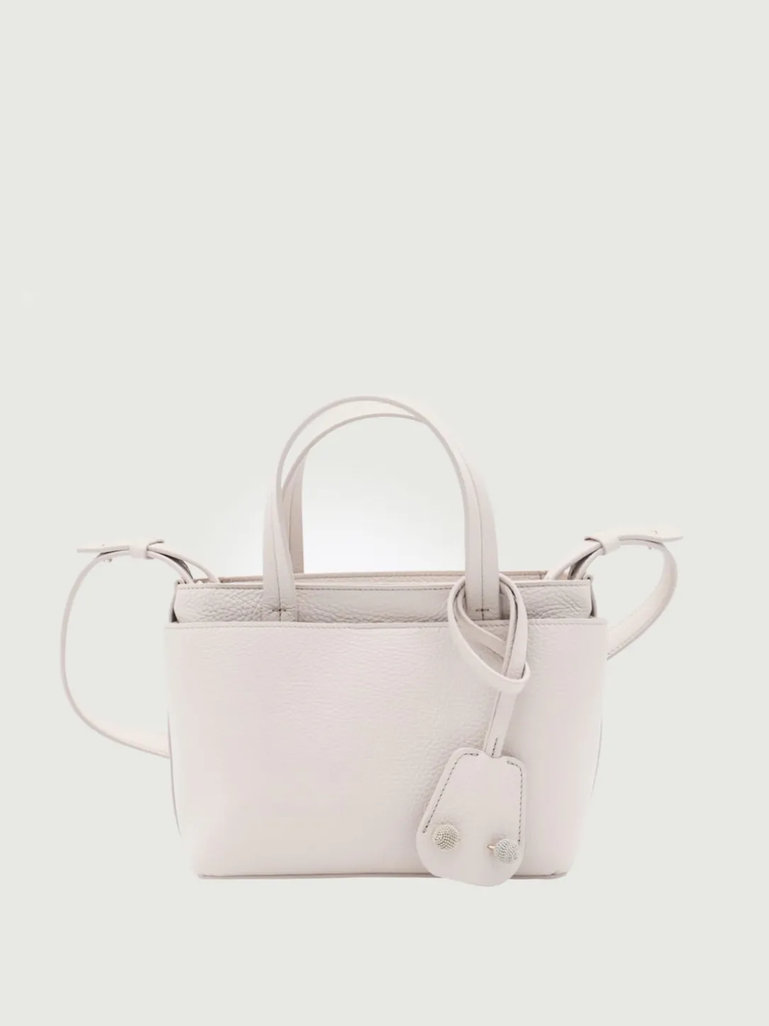 Borsa a mano in pelle a grana Fabiana Filippi