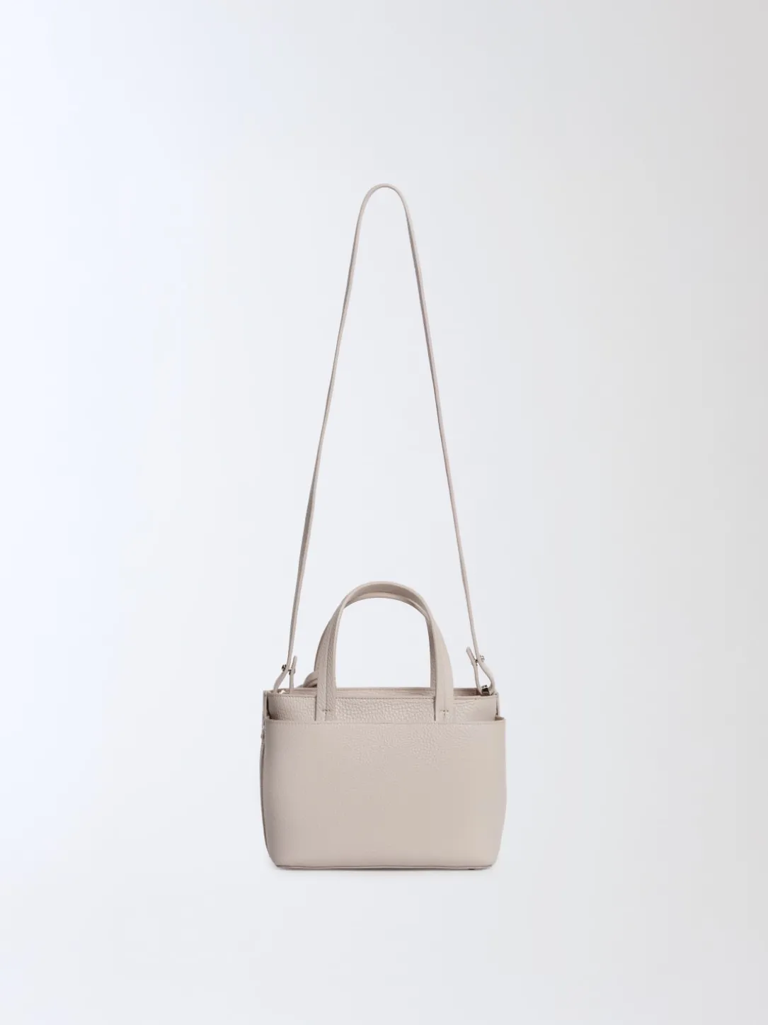 Borsa a mano in pelle a grana Fabiana Filippi