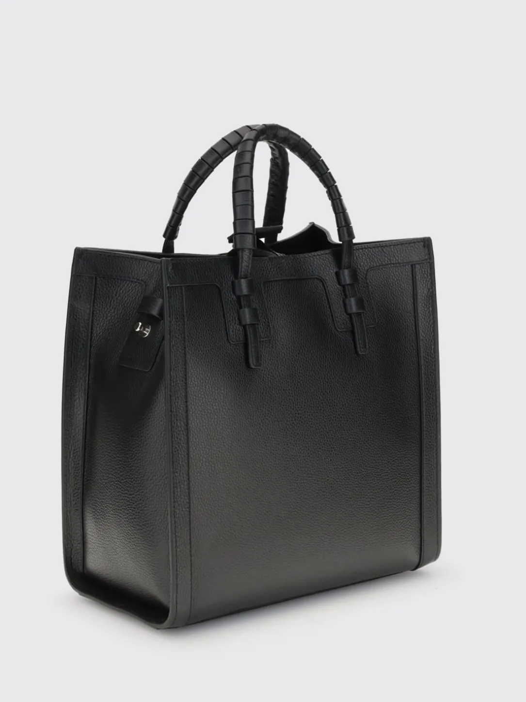 Borsa a mano in pelle a grana Casadei