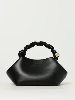 Borsa a mano in pelle di vitello Bou Ganni