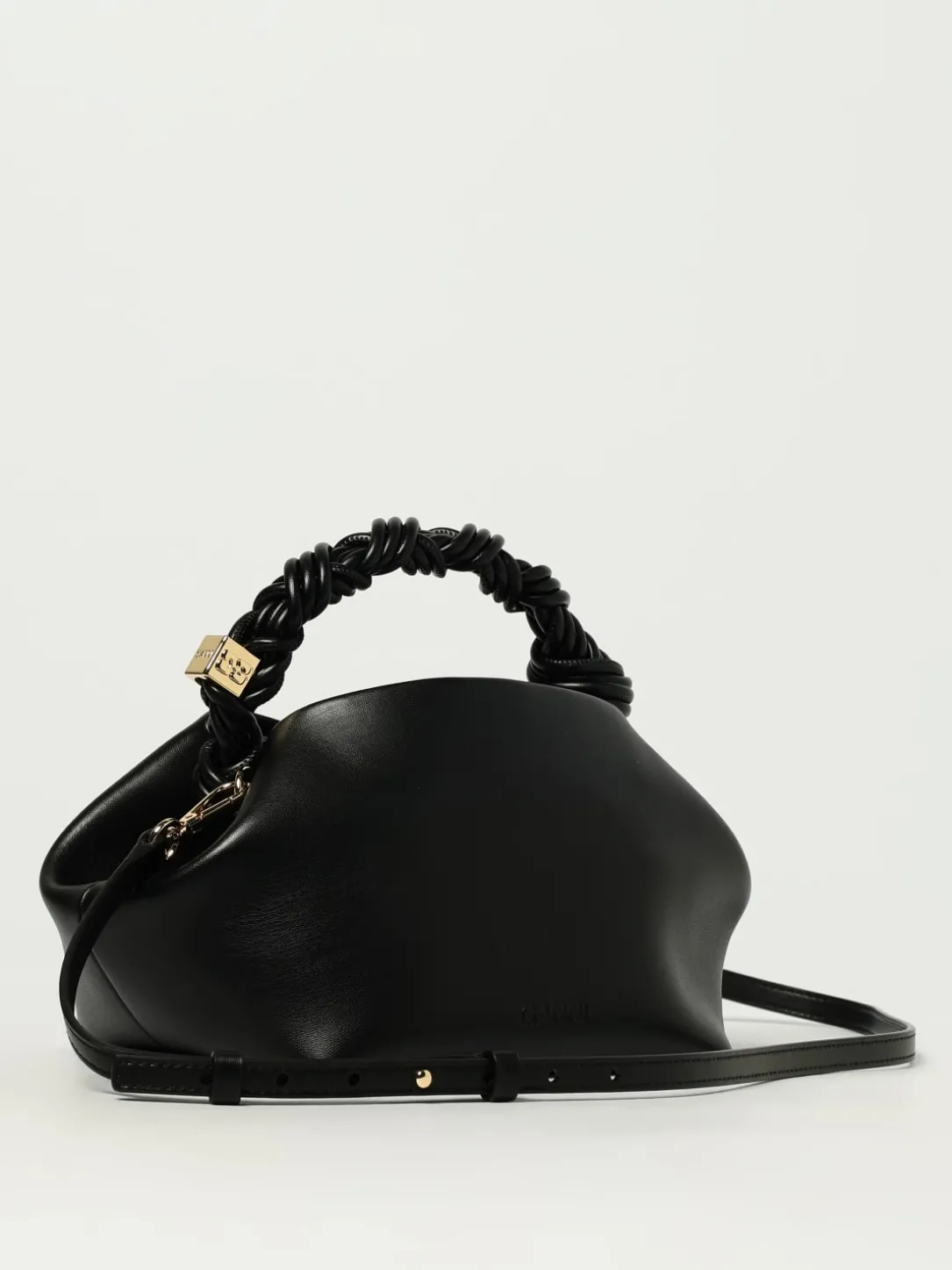 Borsa a mano in pelle di vitello Bou Ganni