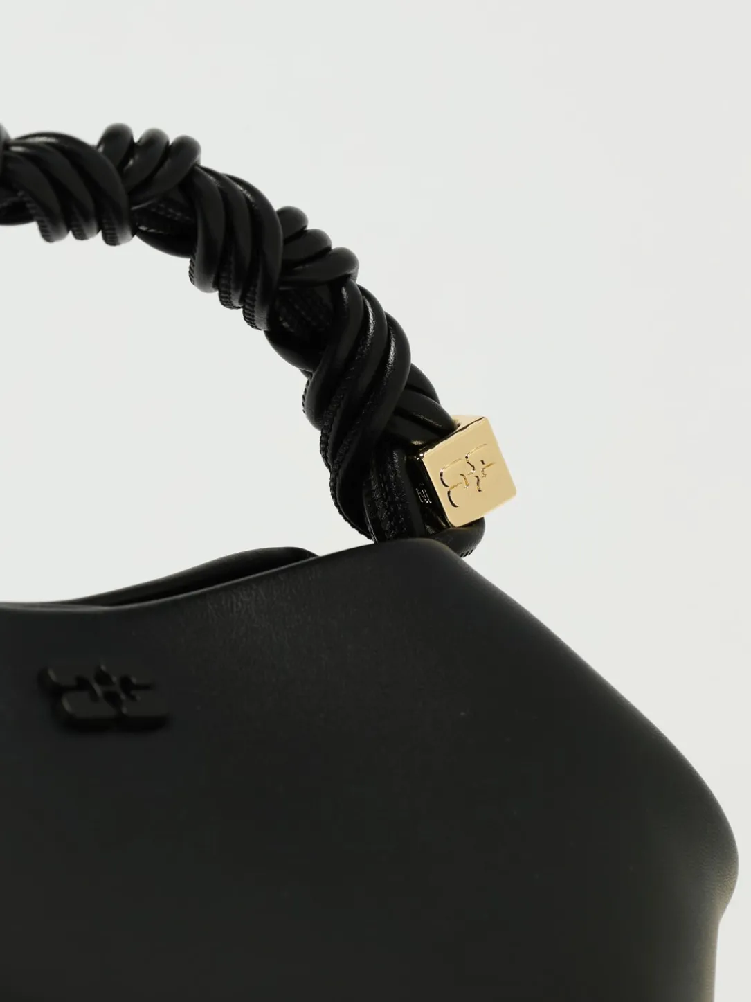 Borsa a mano in pelle di vitello Bou Ganni