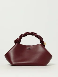 Borsa a mano in pelle di vitello Bou Ganni