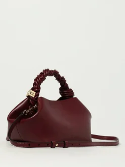 Borsa a mano in pelle di vitello Bou Ganni