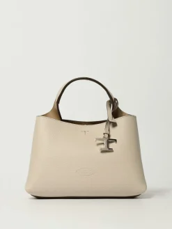 Borsa a mano in pelle di vitello a grana Tod's