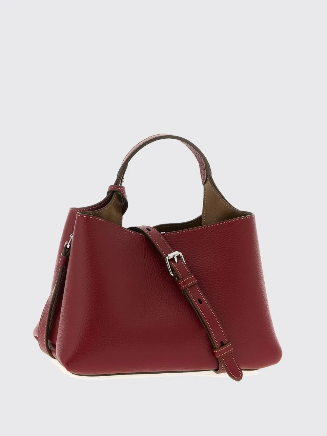 Borsa a mano in pelle di vitello a grana Tod's