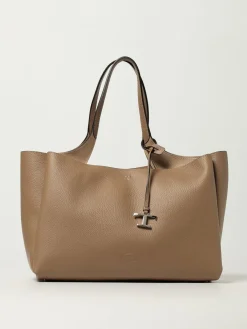 Borsa a mano in pelle di vitello a grana Tod's