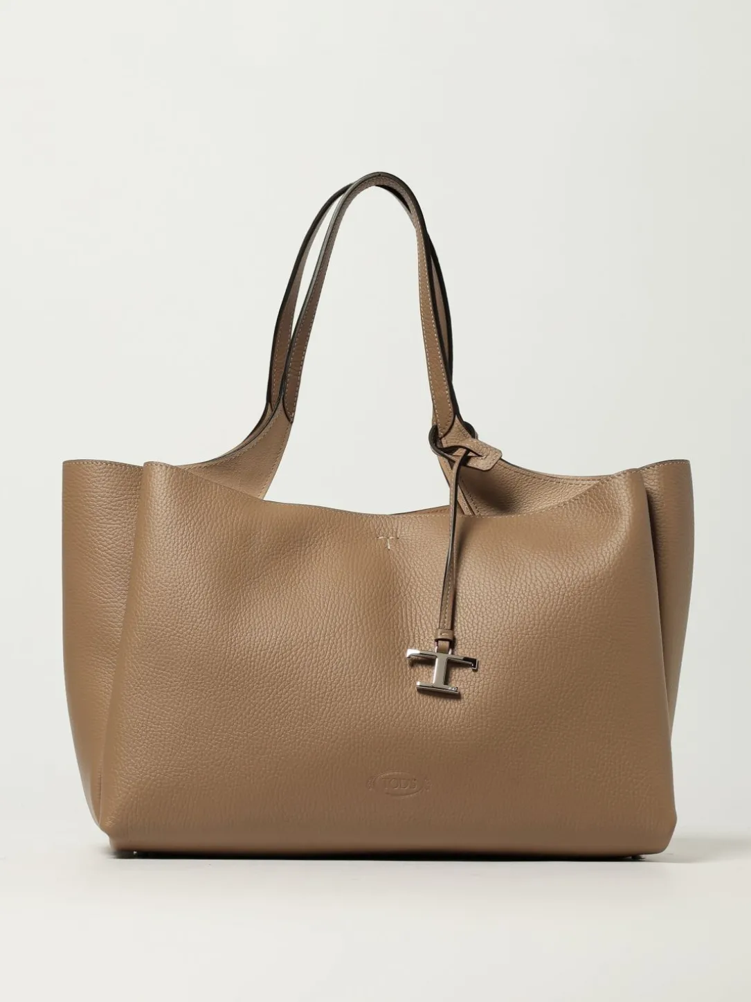 Borsa a mano in pelle di vitello a grana Tod's