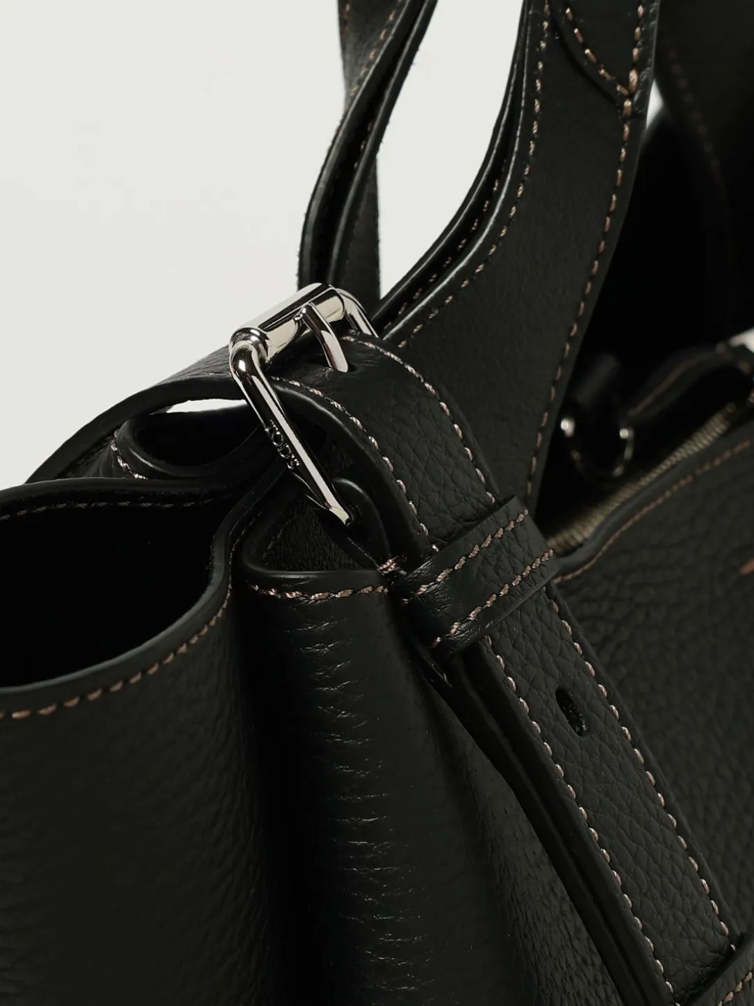 Borsa a mano in pelle di vitello a grana Tod's