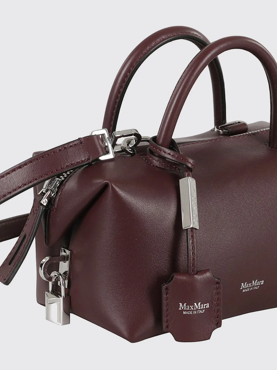 Borsa a mano in pelle di vitello Max Mara