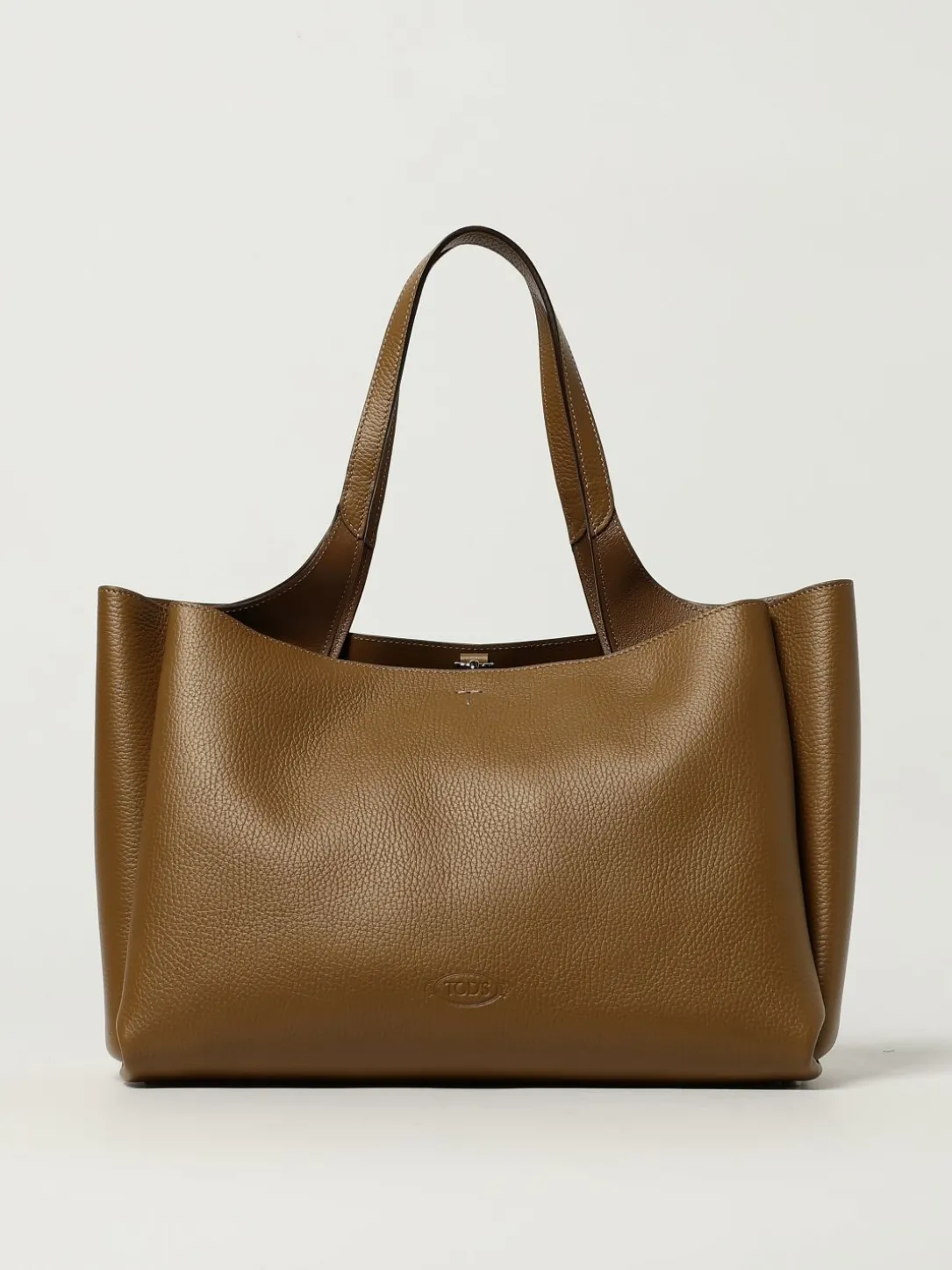 Borsa a mano in pelle di vitello a grana Tod's