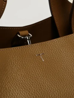 Borsa a mano in pelle di vitello a grana Tod's