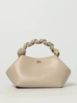 Borsa a mano in pelle di vitello Bou Ganni