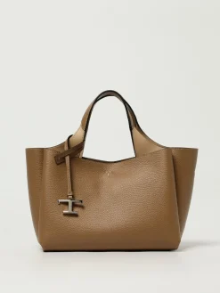 Borsa a mano in pelle di vitello a grana Tod's