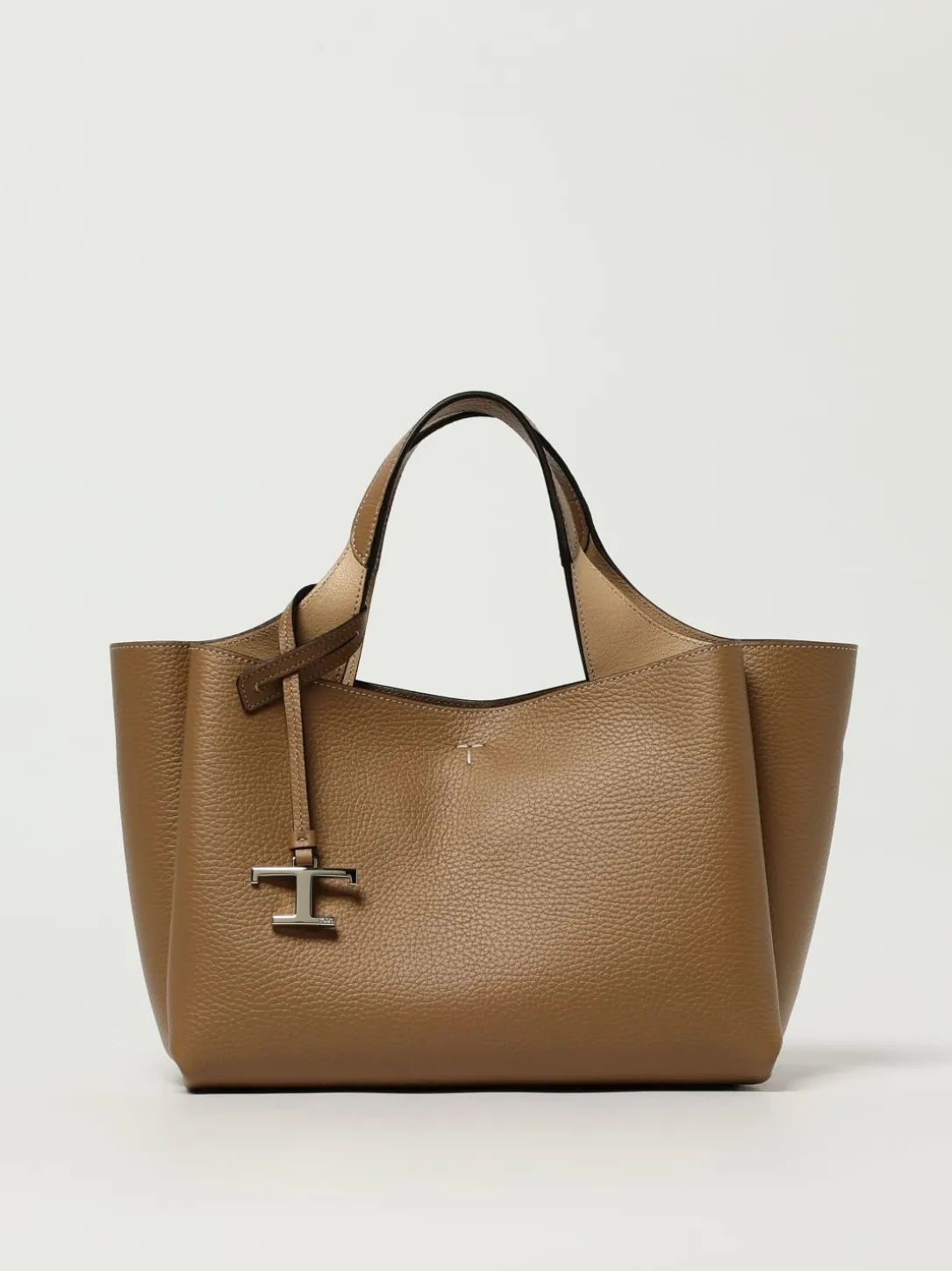 Borsa a mano in pelle di vitello a grana Tod's