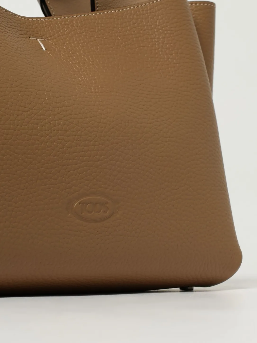 Borsa a mano in pelle di vitello a grana Tod's