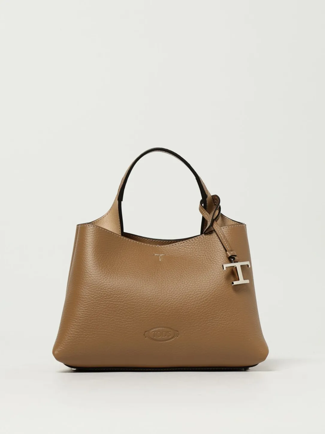 Borsa a mano in pelle di vitello a grana Tod's