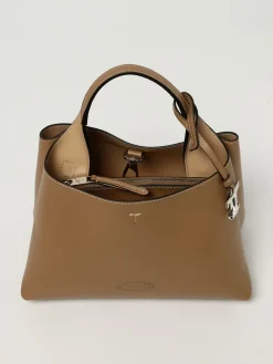 Borsa a mano in pelle di vitello a grana Tod's