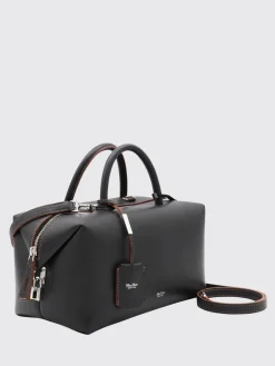 Borsa a mano in pelle liscia Max Mara