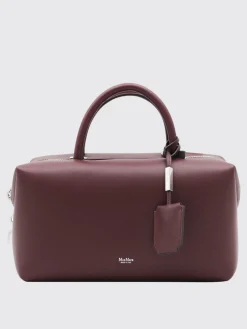 Borsa a mano in pelle liscia Max Mara