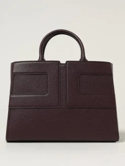 Borsa a mano in pelle sintetica con logo Elisabetta Franchi