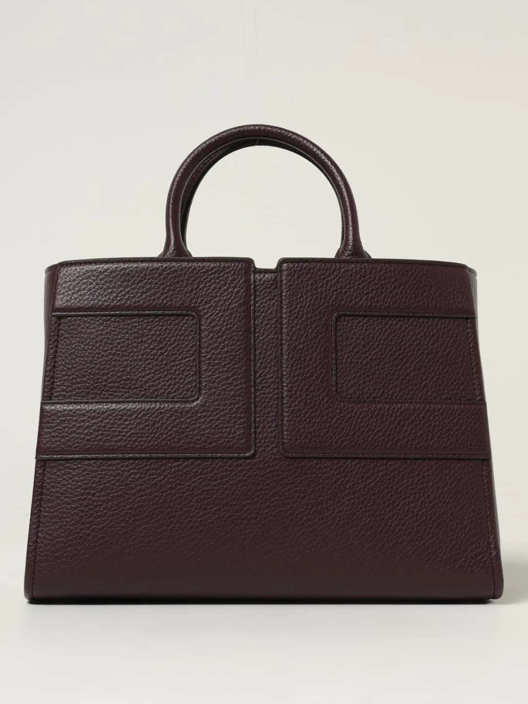 Borsa a mano in pelle sintetica con logo Elisabetta Franchi