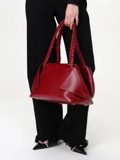 Borsa a mano (L) Ferragamo in pelle di vitello liscia