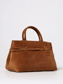 Borsa a mano Le Cambon 35 Camel Suede Manu Atelier