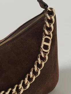 Borsa a mano Liliane in pelle scamosciata Twinset