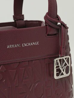 Borsa a mano shopper mini logata Armani Exchange