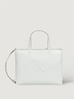Borsa a mano tote in pelle sintetica Calvin Klein Jeans