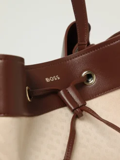 Borsa a secchiello Boss con monogramma