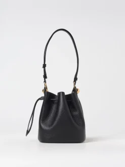 Borsa a secchiello Furla in pelle a grana