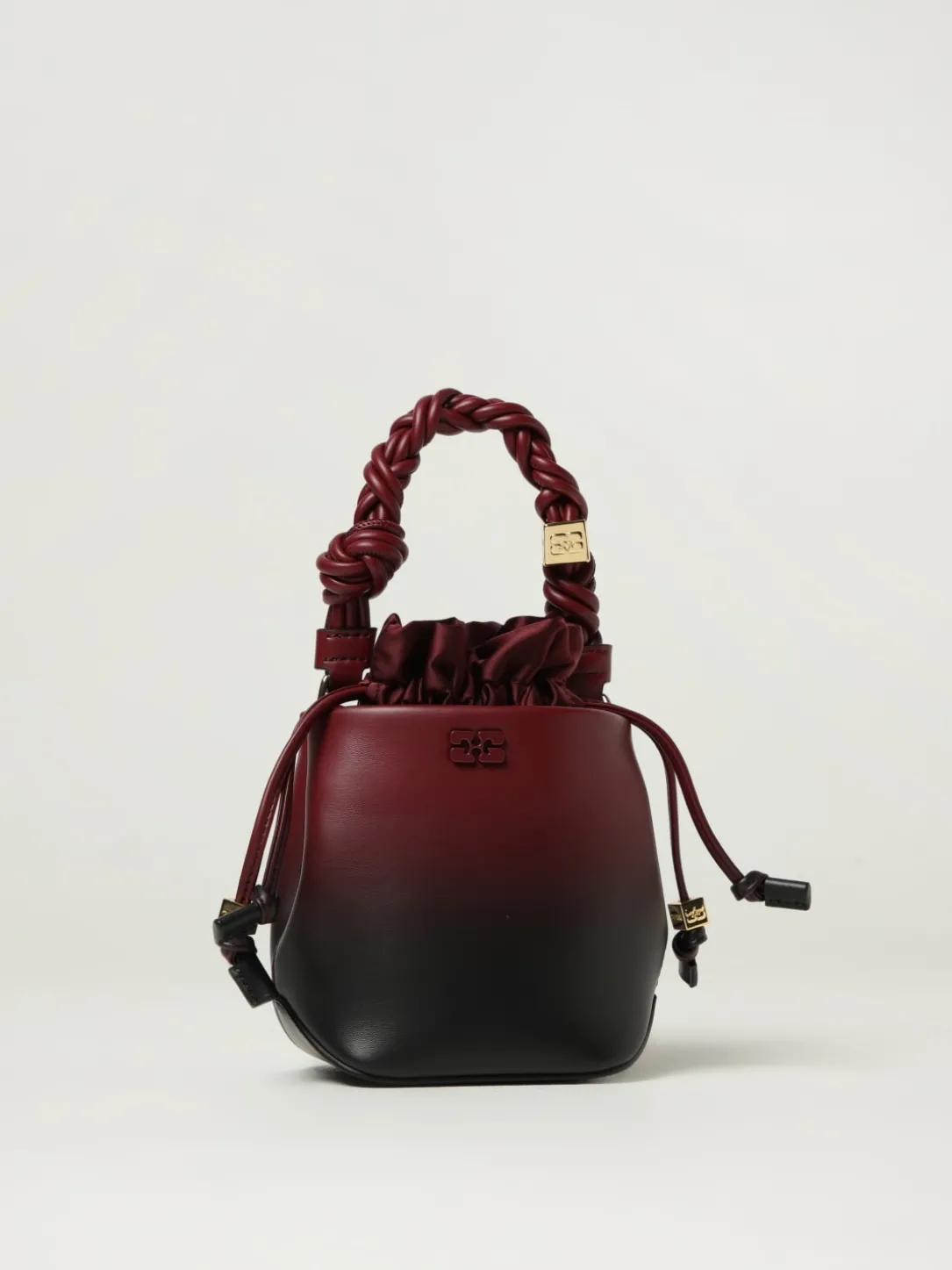 Borsa a secchiello Ganni Bou sfumata