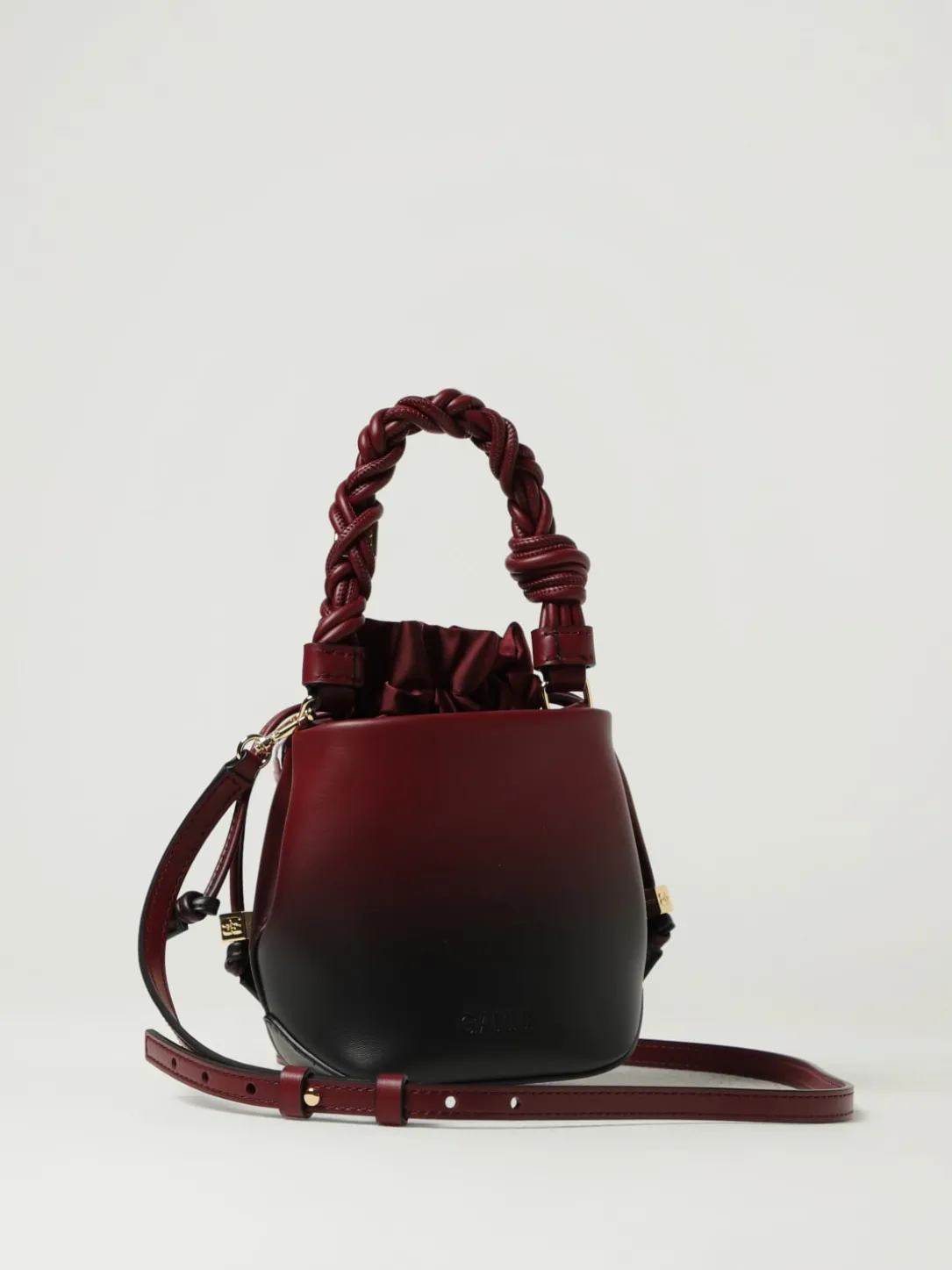 Borsa a secchiello Ganni Bou sfumata