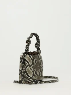 Borsa a secchiello Ganni Bou Snake
