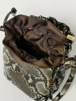 Borsa a secchiello Ganni Bou Snake