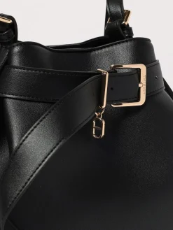 Borsa a secchiello in pelle sintetica Twinset